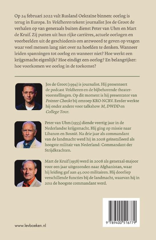 Veldheren - Jos de Groot