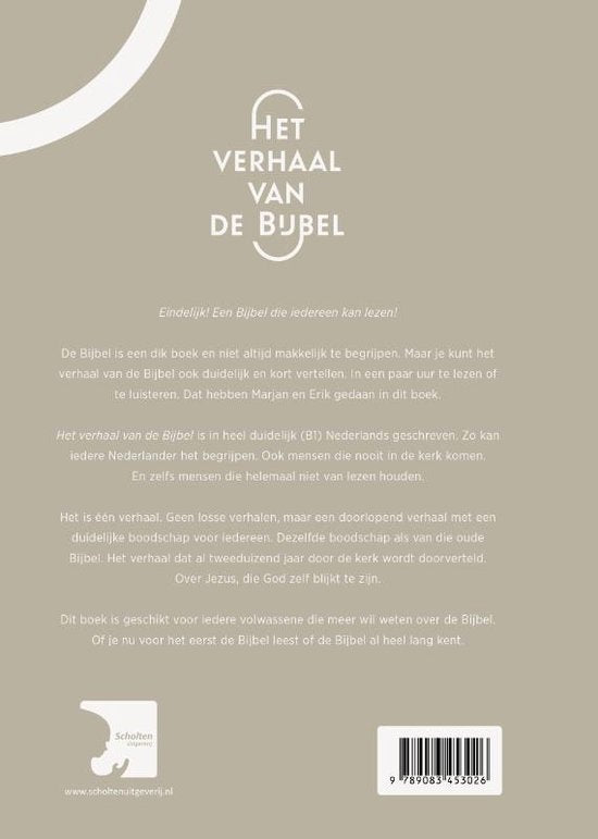 Het verhaal van de Bijbel - Erik Dwarshuis