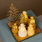 LED kaars - ENGEL - Goud - L