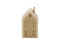 LED kaars - HUISJE - Beige - M