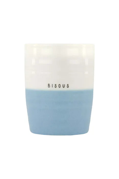 Zusss - Theemok Bisous -  Wit/Lichtblauw