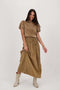 ZUSSS - PLISSE ROK CHAMPAGNE - GOUD