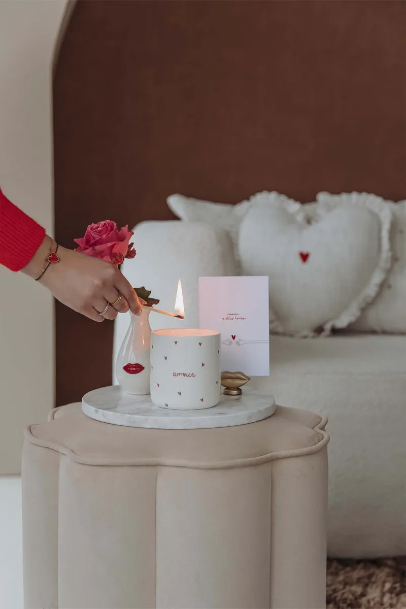 Zusss Kaartenstandaard Metaal - Lippen Goud