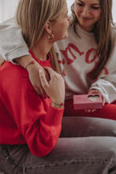 Zusss Set van 2 Geurkaarsjes in doosje - hartje roze