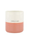 Zusss- geurkaars reactive glaze lovely day L wit/roze