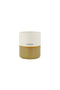 Zusss- geurkaars reactive glaze kusss  M - wit/honing