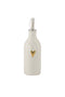 Zusss - olie/azijn fles keramiek - Hartje wit/goud