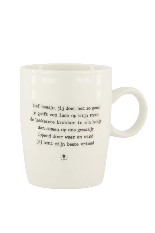 Zusss - Theemok Lief Baasje Hond Wit