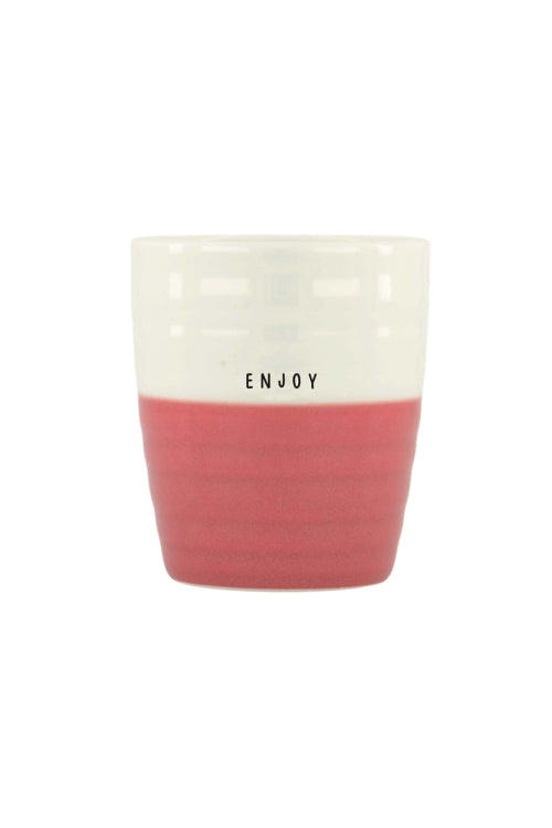 Zusss - Theemok Enjoy Wit/Oud Roze