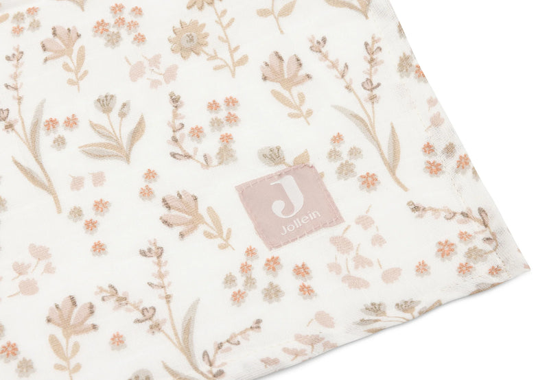Jollein - Hydrofiele Doek Large 115x115cm - Bloomy - 2 Stuks