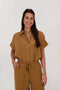 Zusss Tencel Top - Camel