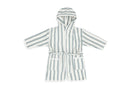 Jollein - Badjas 1-2 jaar Stripe Terry - Sea Green - GOTS