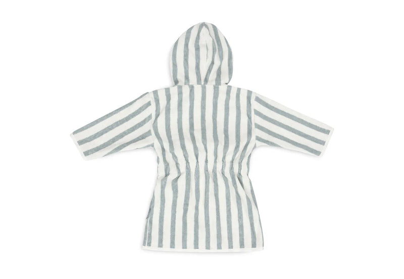 Jollein - Badjas 1-2 jaar Stripe Terry - Sea Green - GOTS