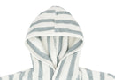 Jollein - Badjas 1-2 jaar Stripe Terry - Sea Green - GOTS