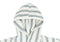 Jollein - Badjas 1-2 jaar Stripe Terry - Sea Green - GOTS