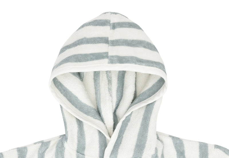 Jollein - Badjas 1-2 jaar Stripe Terry - Sea Green - GOTS