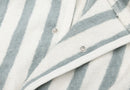 Jollein - Badjas 1-2 jaar Stripe Terry - Sea Green - GOTS