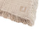 Jollein - Deken Wieg 75x100cm Fringe Stripe - Biscuit/Ivory - GOTS