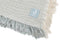 Jollein - Deken Wieg 75x100cm Fringe Stripe - Sea Green/Ivory - GOTS