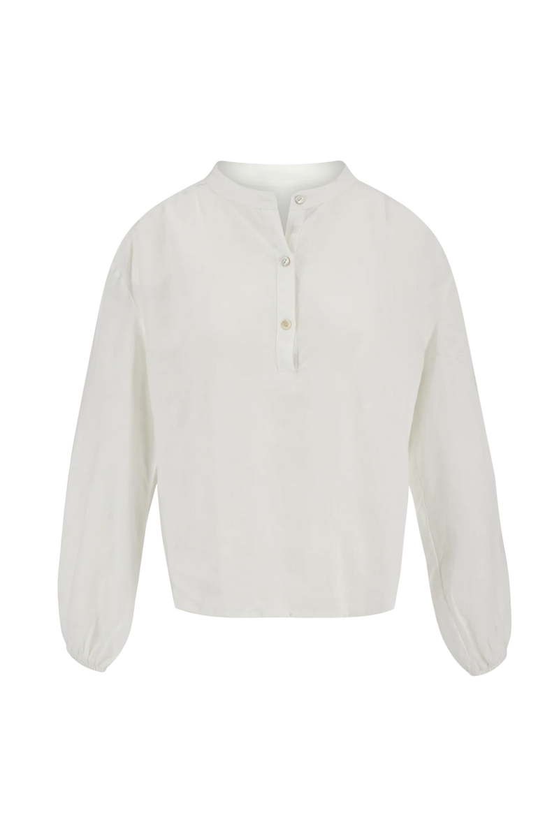 Zusss - Linnen blouse - Wit