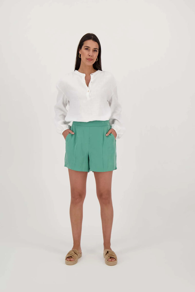 Zusss - Linnen blouse - Wit
