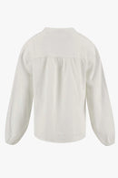 Zusss - Linnen blouse - Wit