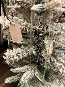 Doosje met 6 glazen ijspegel ornamenten