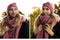 Zachte sjaal - Vintage Pink