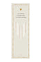 Zusss - Set van 10 smalle kaarsjes  - Off White