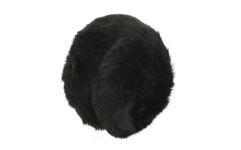 Zachte warme Oorwarmers - Zwart
