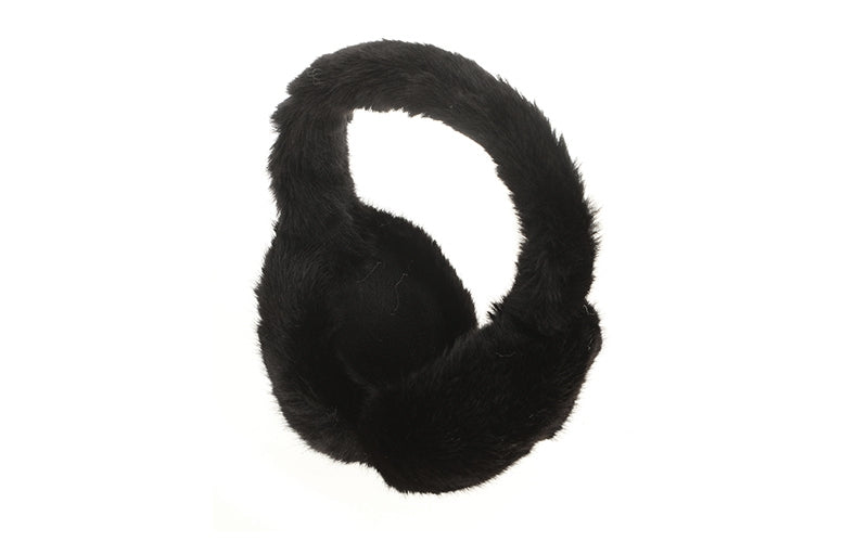 Zachte warme Oorwarmers - Zwart