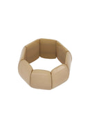 Zusss -Brede kralen armband - Humus