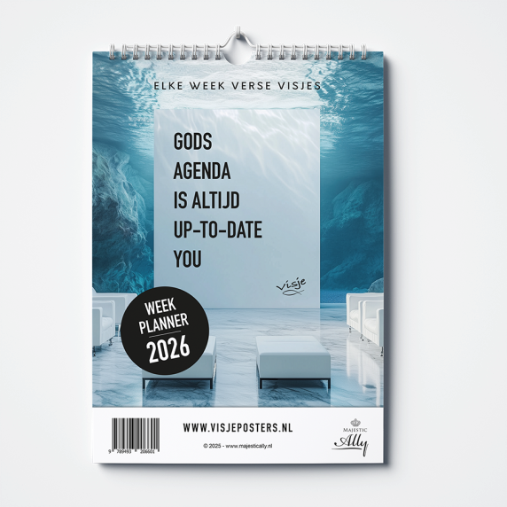 Weekplanner 2026 Visje - Majestically