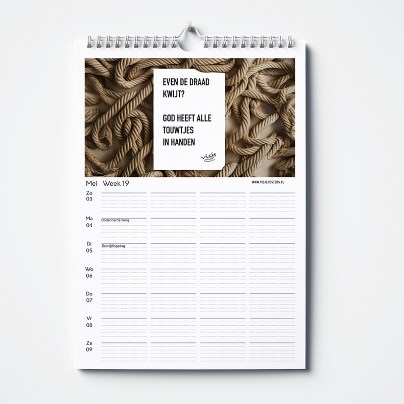 Weekplanner 2026 Visje - Majestically