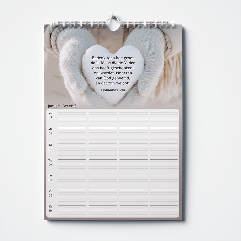Weekplanner 2026 Landelijk - Majestically