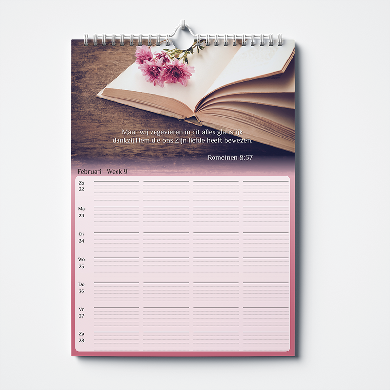 Weekplanner 2026 Landelijk - Majestically