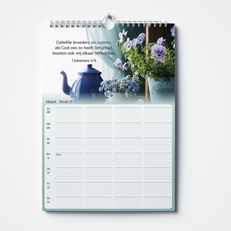 Weekplanner 2026 Landelijk - Majestically