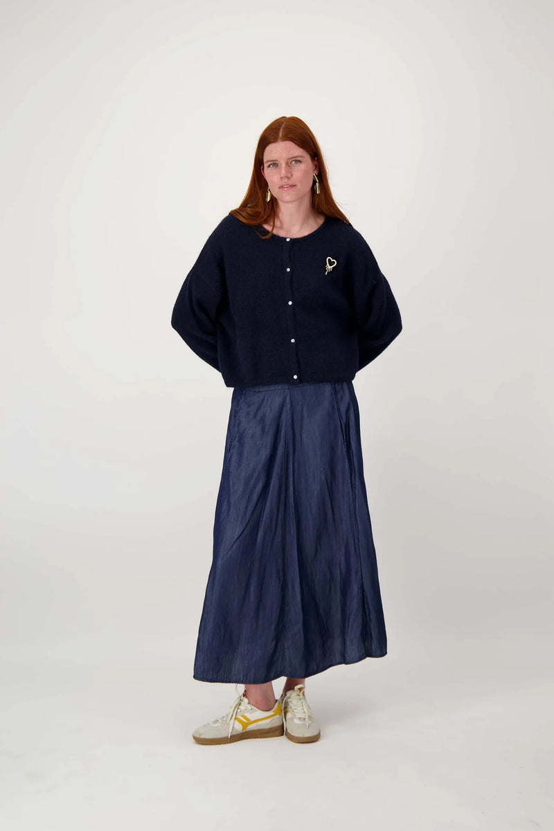 Zusss - Basic vestje - Night Blue