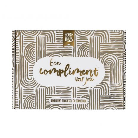 100% leuk - Cadeaupakket - Een compliment voor jou