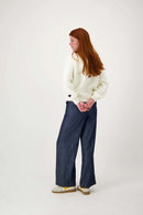 Zusss Trui met hartje detail - Off White