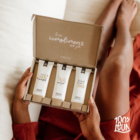 100% leuk - Cadeaupakket - Een compliment voor jou