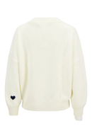 Zusss Trui met hartje detail - Off White