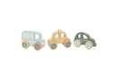 Jollein - Houten auto op wielen - 3 Stuks