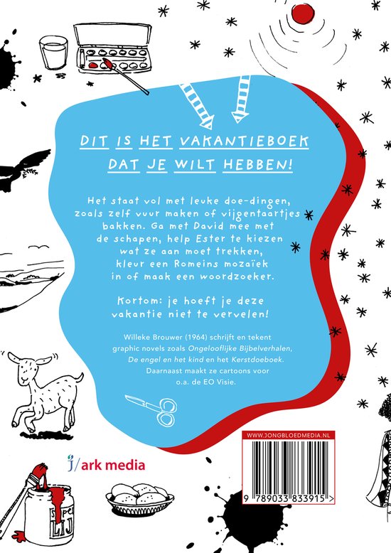 Vakantie doe boek - Ongelooflijke bijbelverhalen - Willeke Brouwer