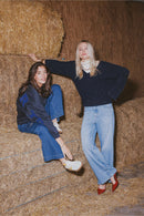 Zusss - Sweater met tekst - Navy - Liberté