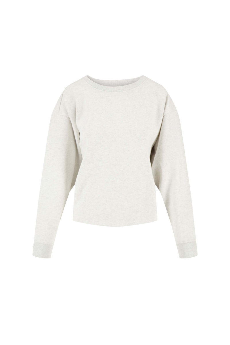 Zusss - Sweater met tekst - Mid Grey/Classy Red - Liberté
