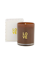 Zusss - Geurkaars glas in doosje Love - Bruin
