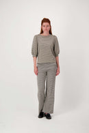 Zusss - Geruite lange broek - Kit/Mid brown