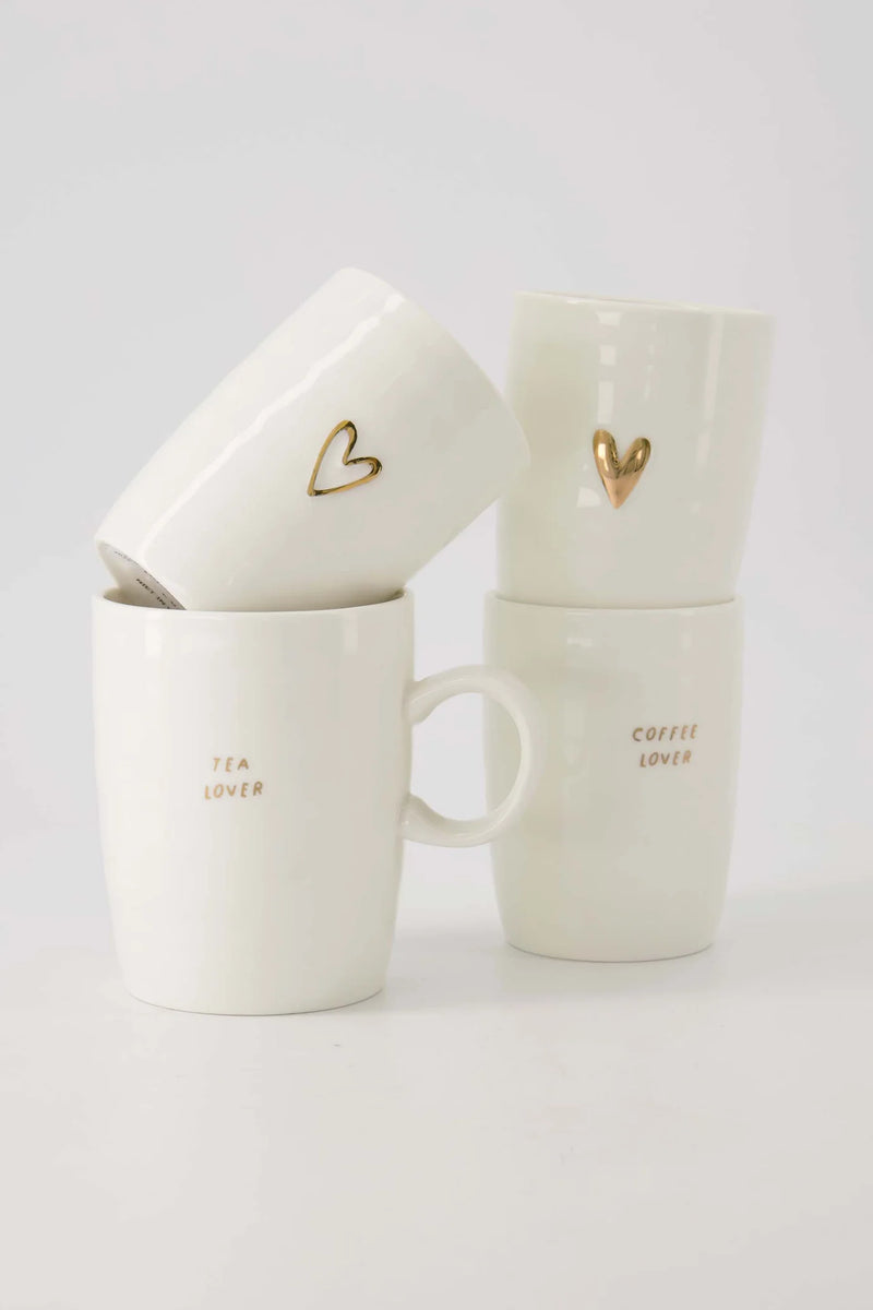 Zusss - Theemok Tea Lover - Wit/Goud