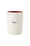 Zusss - Koffiemok Love - Wit/Rood